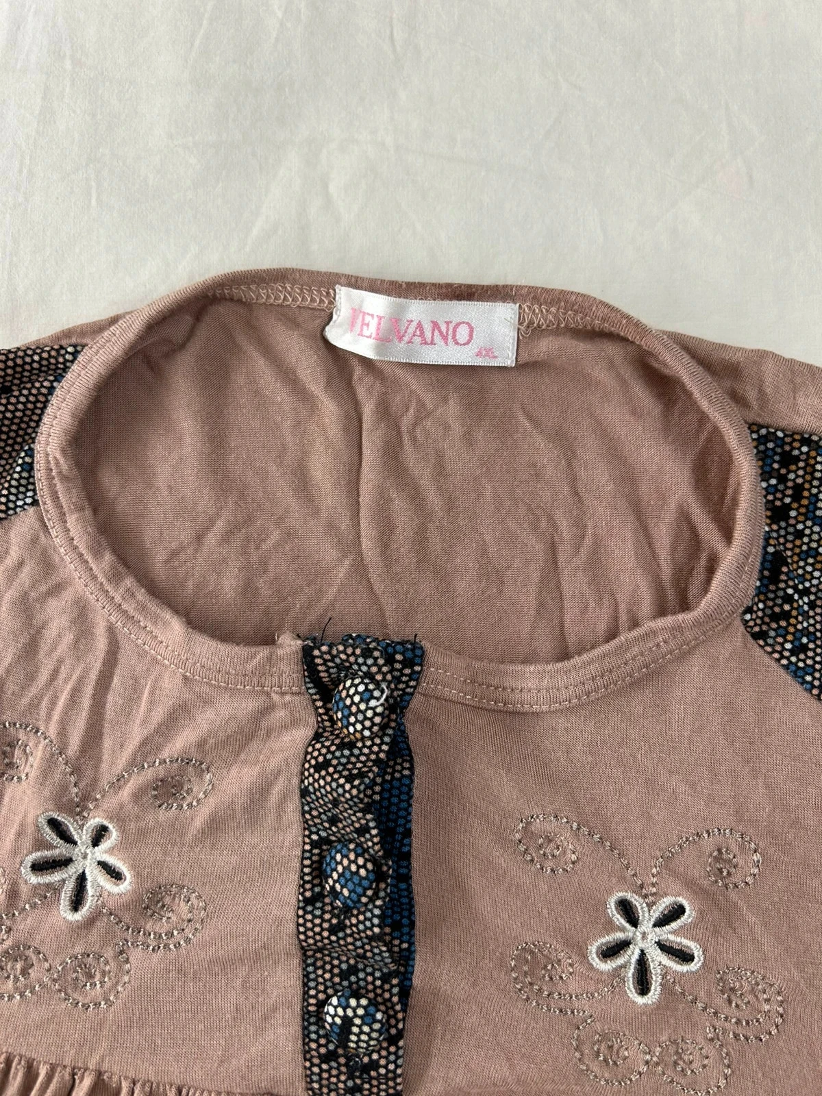 Vestido vintage rosa velvano talla 4XL – photo 8